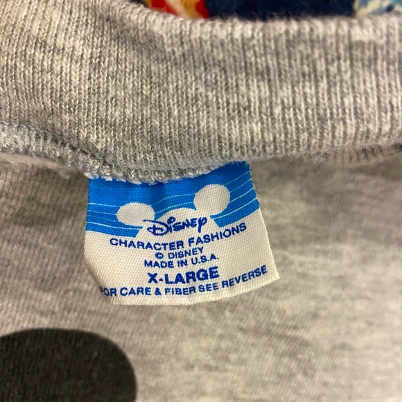 Disney Sweaters - Vintage Mickey Mouse Grey Sweatshirt Size: XL - Picture 4 of 5